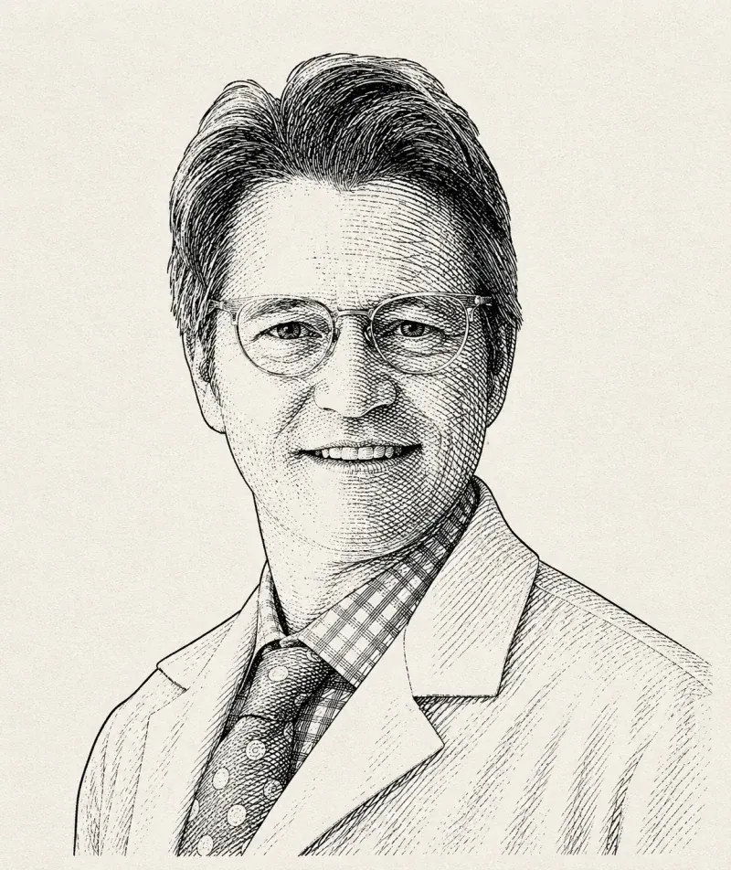 Engraved portrait of Joseph M. Sharpe, MD, psychiatrist in Nashville